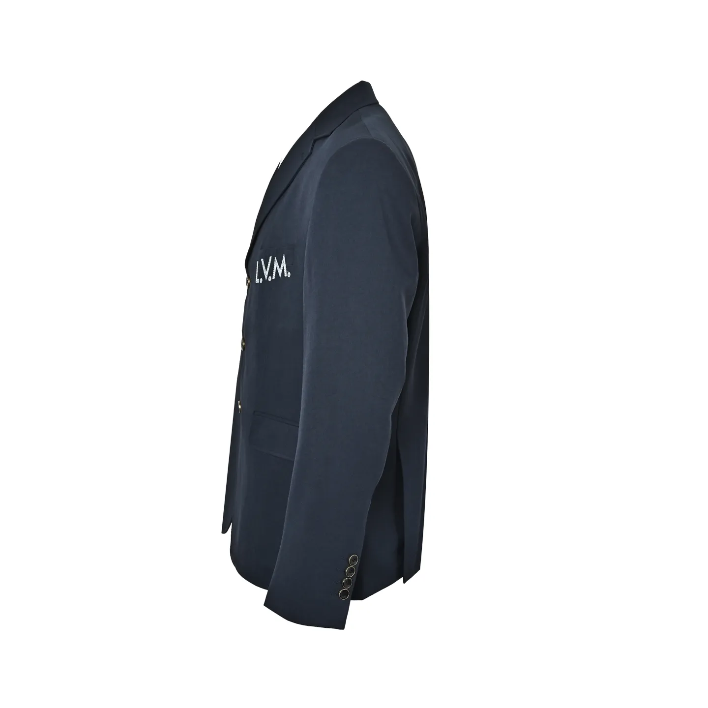 Louis Vuitton Pocket Embroidered Single Breasted Suit Jacket
